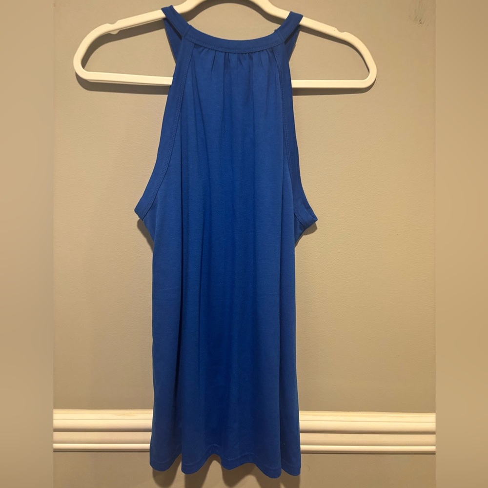 Old Navy Blue Sleeveless Women's Fitted Dress  - Size Large NWT
